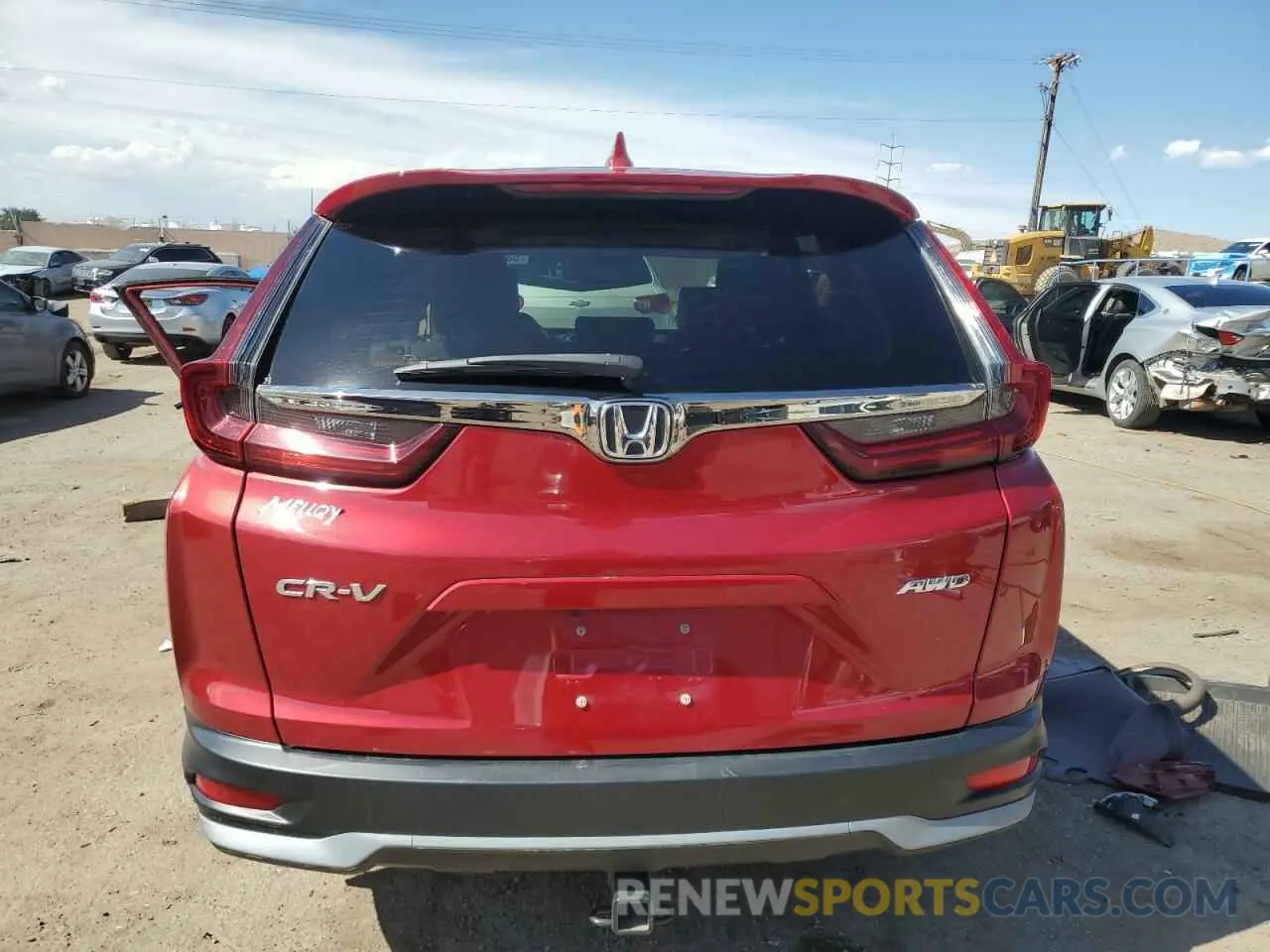 6 Photograph of a damaged car 2HKRW2H81NH610253 HONDA CRV 2022