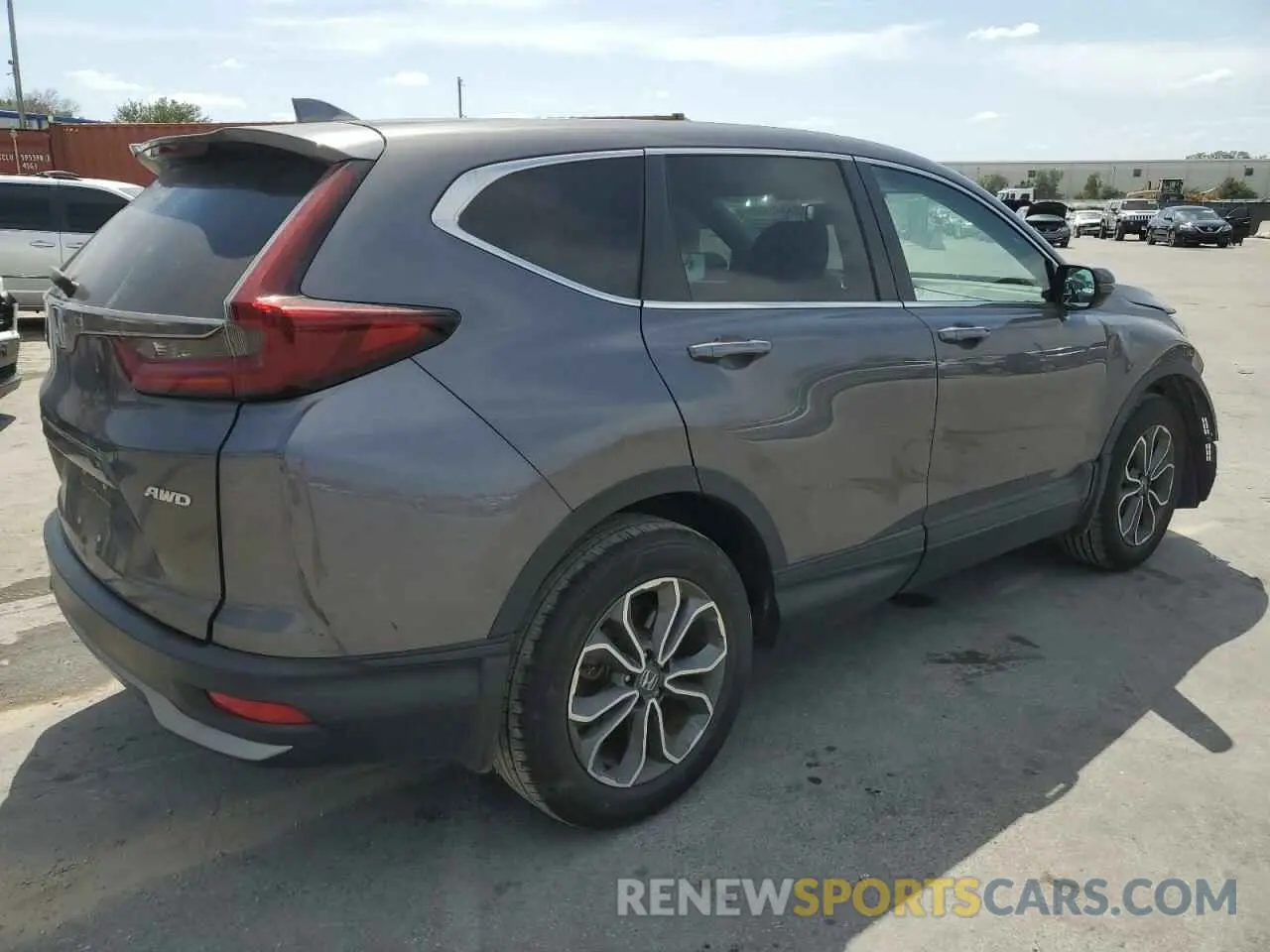 3 Photograph of a damaged car 2HKRW2H81NH665303 HONDA CRV 2022