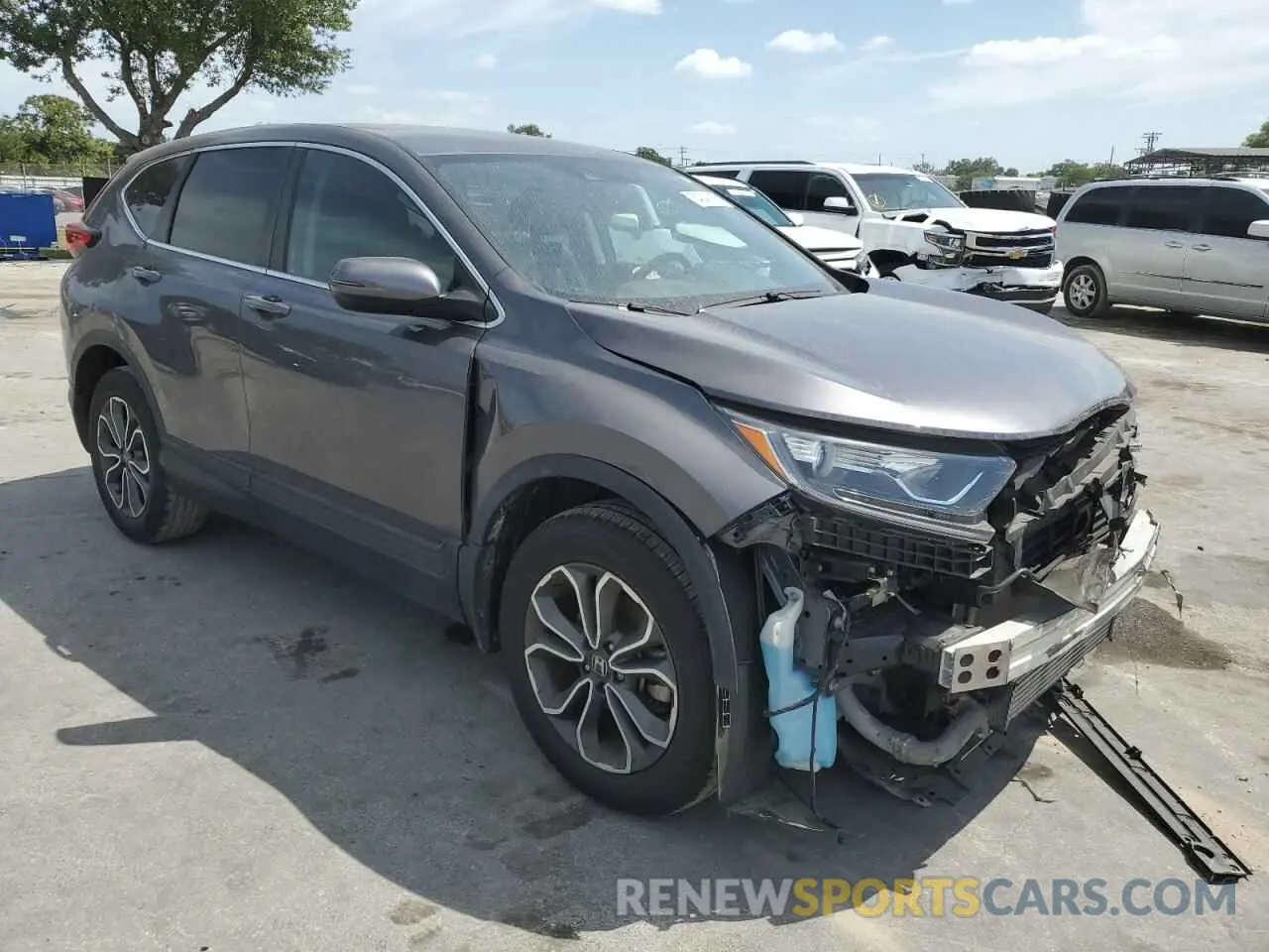 4 Photograph of a damaged car 2HKRW2H81NH665303 HONDA CRV 2022