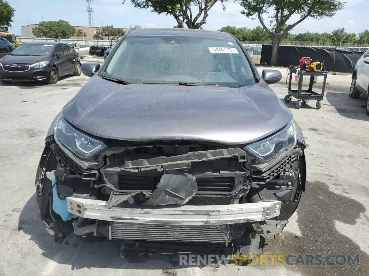 5 Photograph of a damaged car 2HKRW2H81NH665303 HONDA CRV 2022