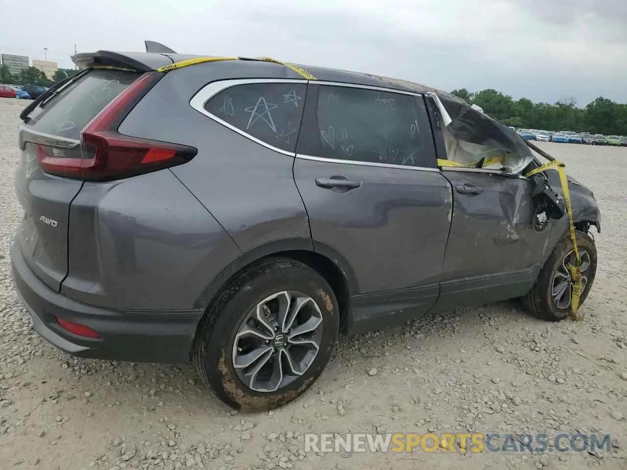 3 Photograph of a damaged car 2HKRW2H81NH668217 HONDA CRV 2022