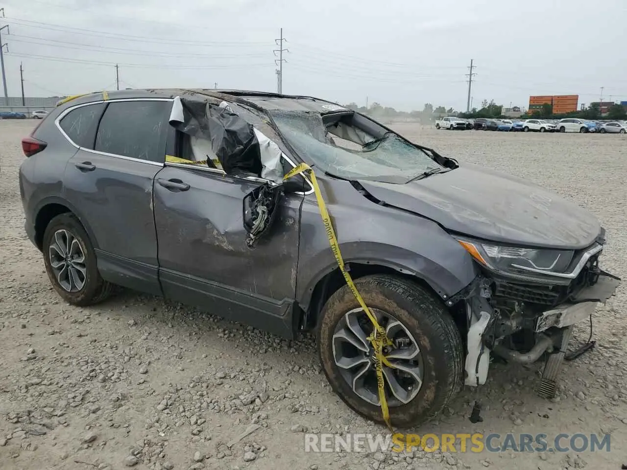4 Photograph of a damaged car 2HKRW2H81NH668217 HONDA CRV 2022