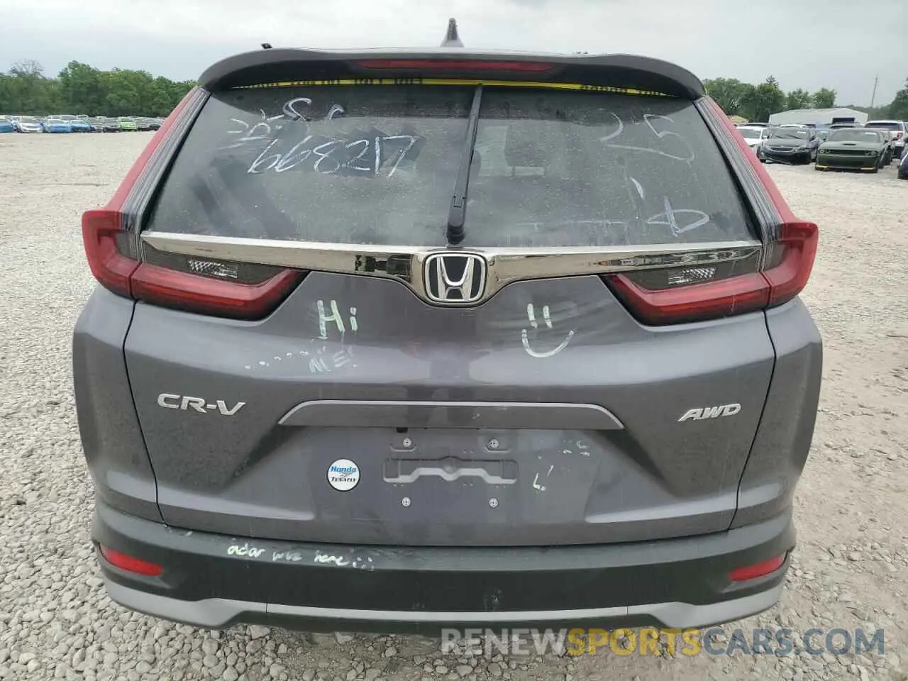 6 Photograph of a damaged car 2HKRW2H81NH668217 HONDA CRV 2022