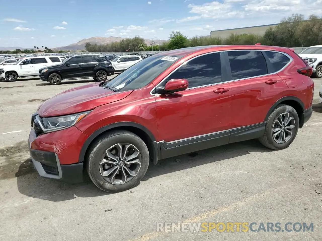 1 Photograph of a damaged car 2HKRW2H81NH669125 HONDA CRV 2022