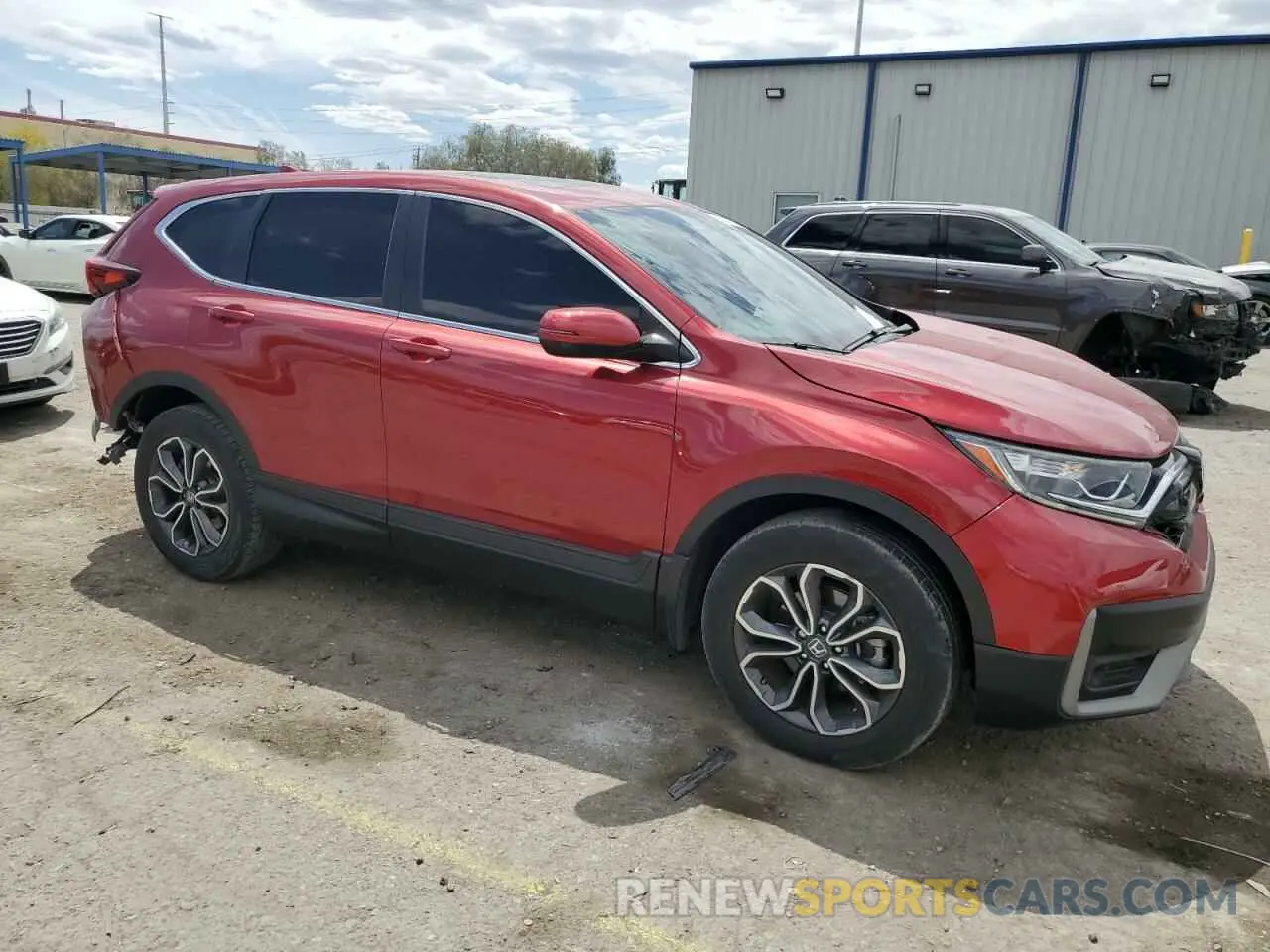 4 Photograph of a damaged car 2HKRW2H81NH669125 HONDA CRV 2022