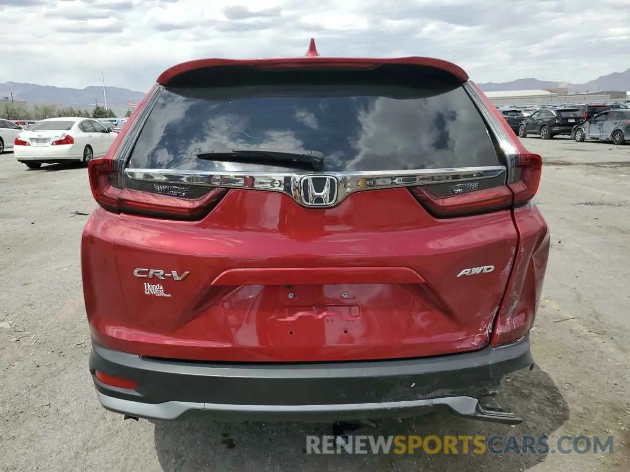 6 Photograph of a damaged car 2HKRW2H81NH669125 HONDA CRV 2022