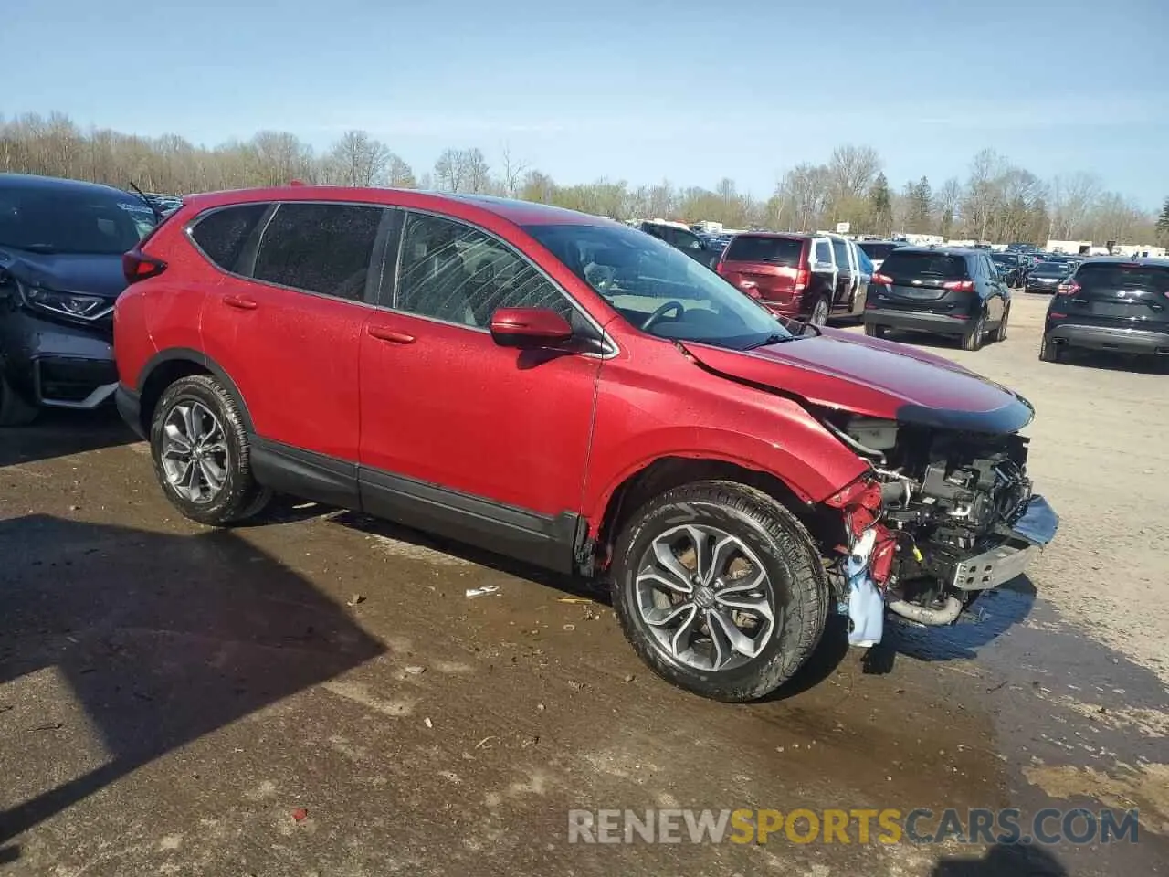 4 Photograph of a damaged car 2HKRW2H82NH610567 HONDA CRV 2022