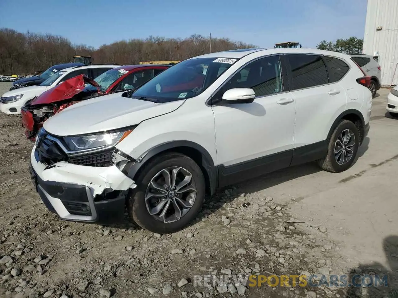 1 Photograph of a damaged car 2HKRW2H82NH632777 HONDA CRV 2022
