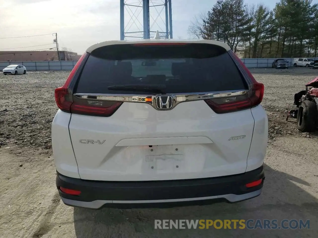 6 Photograph of a damaged car 2HKRW2H82NH632777 HONDA CRV 2022