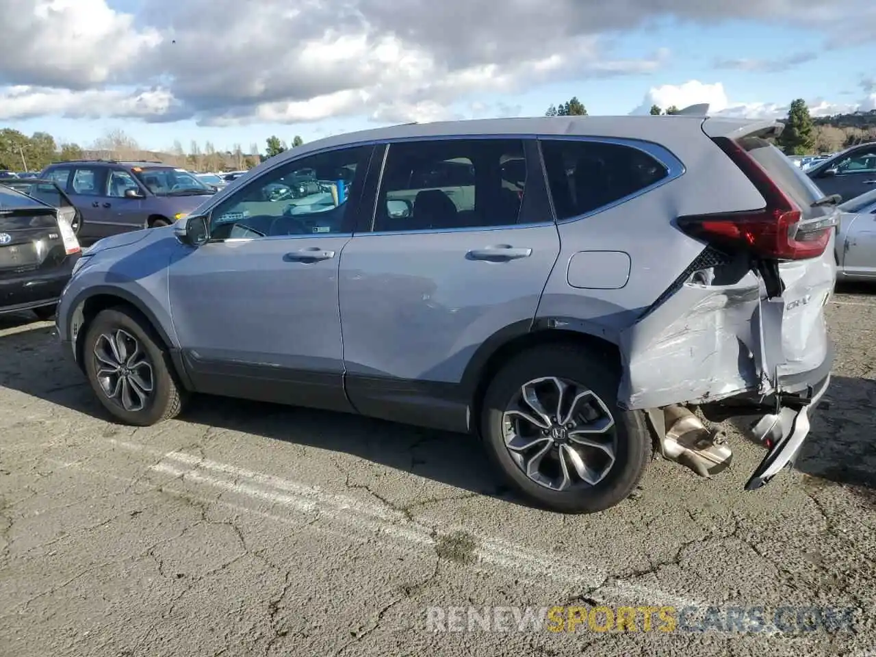 2 Photograph of a damaged car 2HKRW2H82NH648087 HONDA CRV 2022