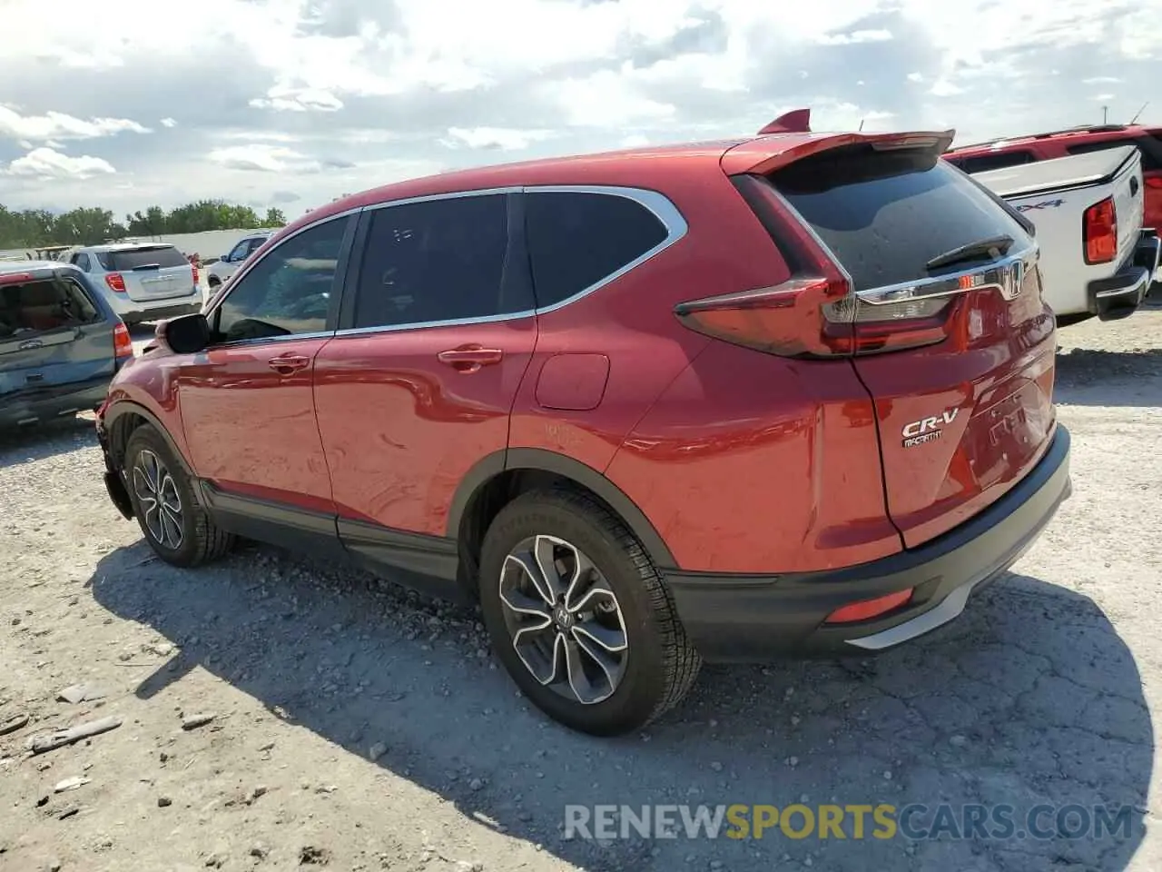 2 Photograph of a damaged car 2HKRW2H83NH600159 HONDA CRV 2022