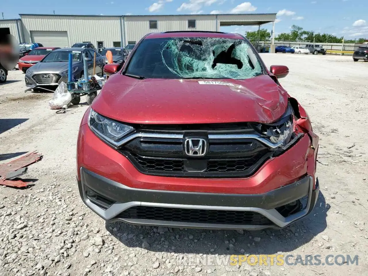 5 Photograph of a damaged car 2HKRW2H83NH600159 HONDA CRV 2022
