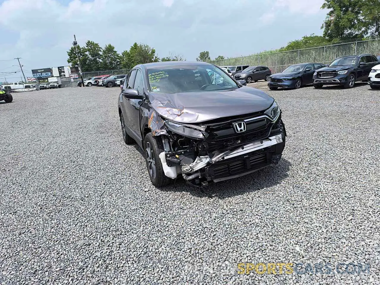 3 Photograph of a damaged car 2HKRW2H84NH660130 HONDA CRV 2022