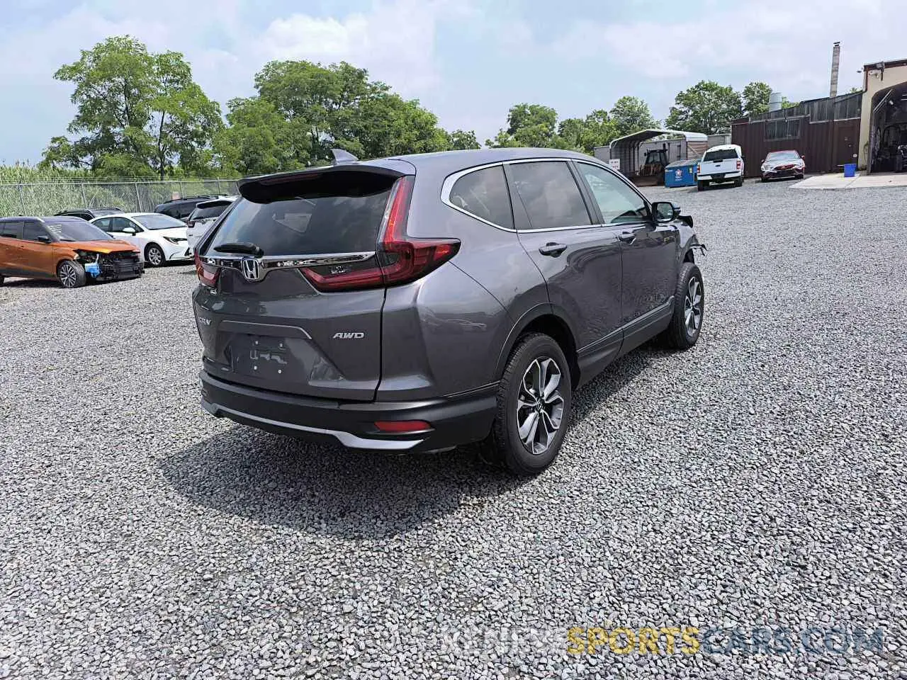 4 Photograph of a damaged car 2HKRW2H84NH660130 HONDA CRV 2022