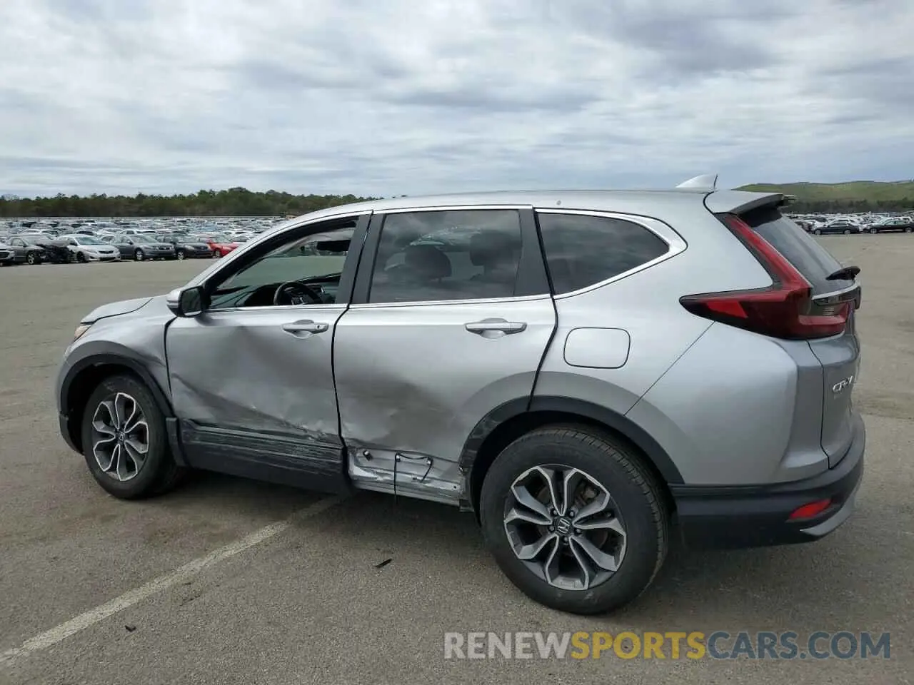 2 Photograph of a damaged car 2HKRW2H86NH665376 HONDA CRV 2022