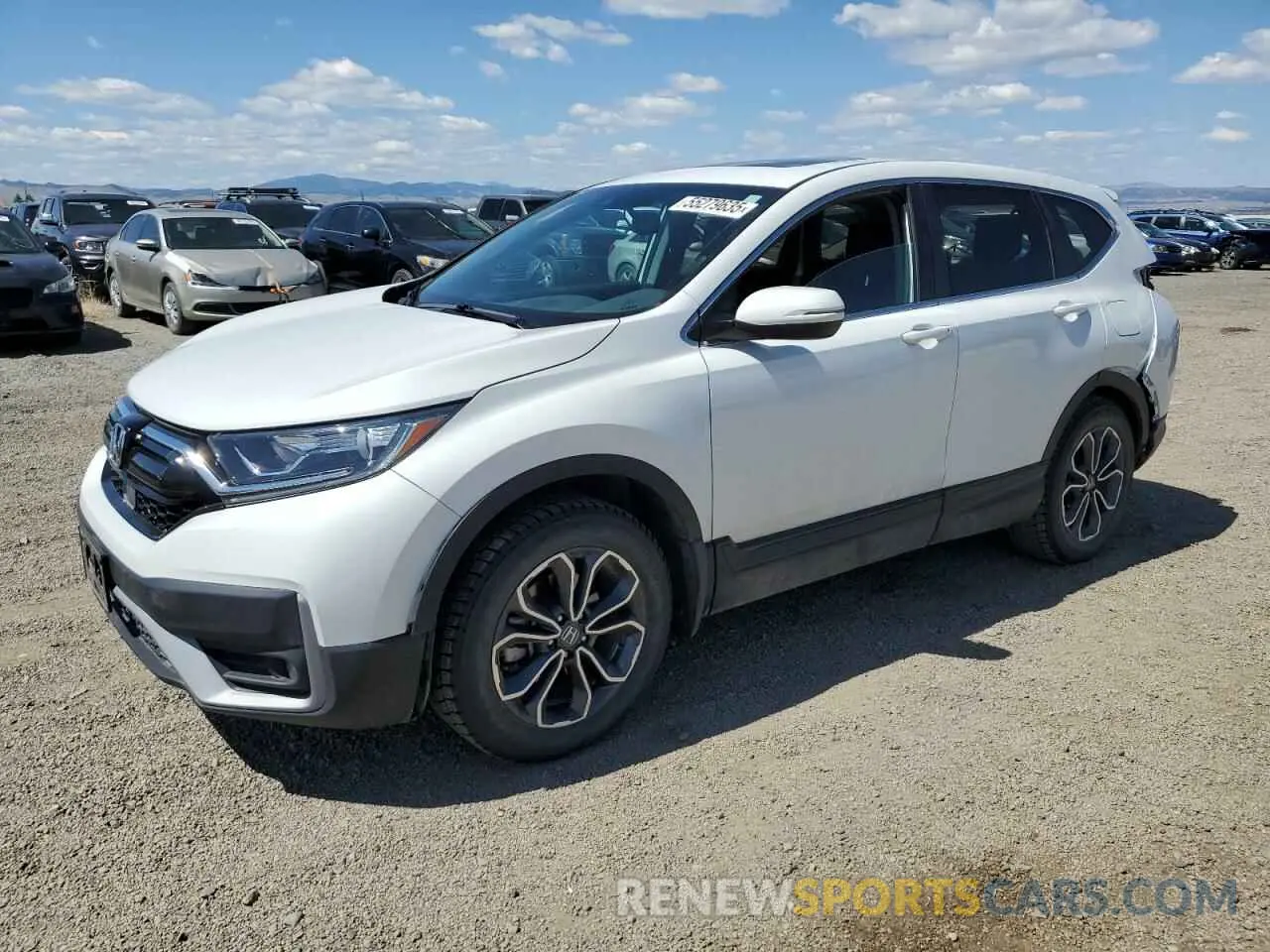 1 Photograph of a damaged car 2HKRW2H87NH611438 HONDA CRV 2022