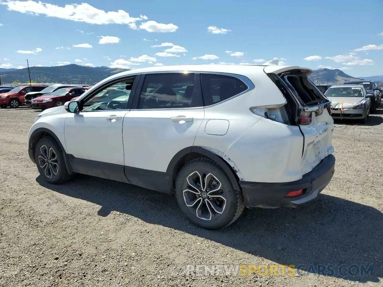 2 Photograph of a damaged car 2HKRW2H87NH611438 HONDA CRV 2022