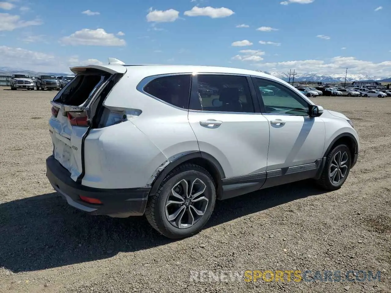 3 Photograph of a damaged car 2HKRW2H87NH611438 HONDA CRV 2022