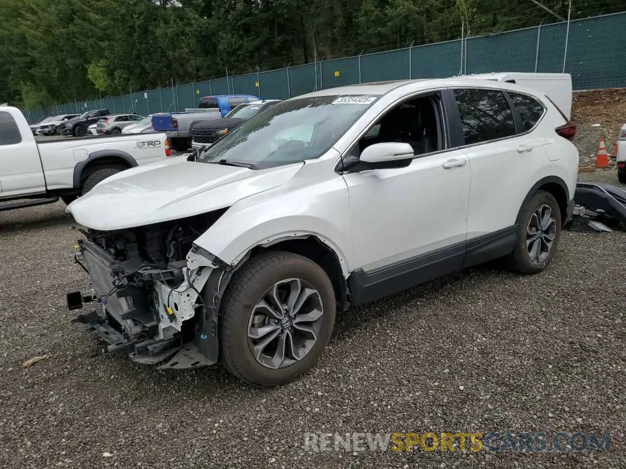 1 Photograph of a damaged car 2HKRW2H87NH630149 HONDA CRV 2022