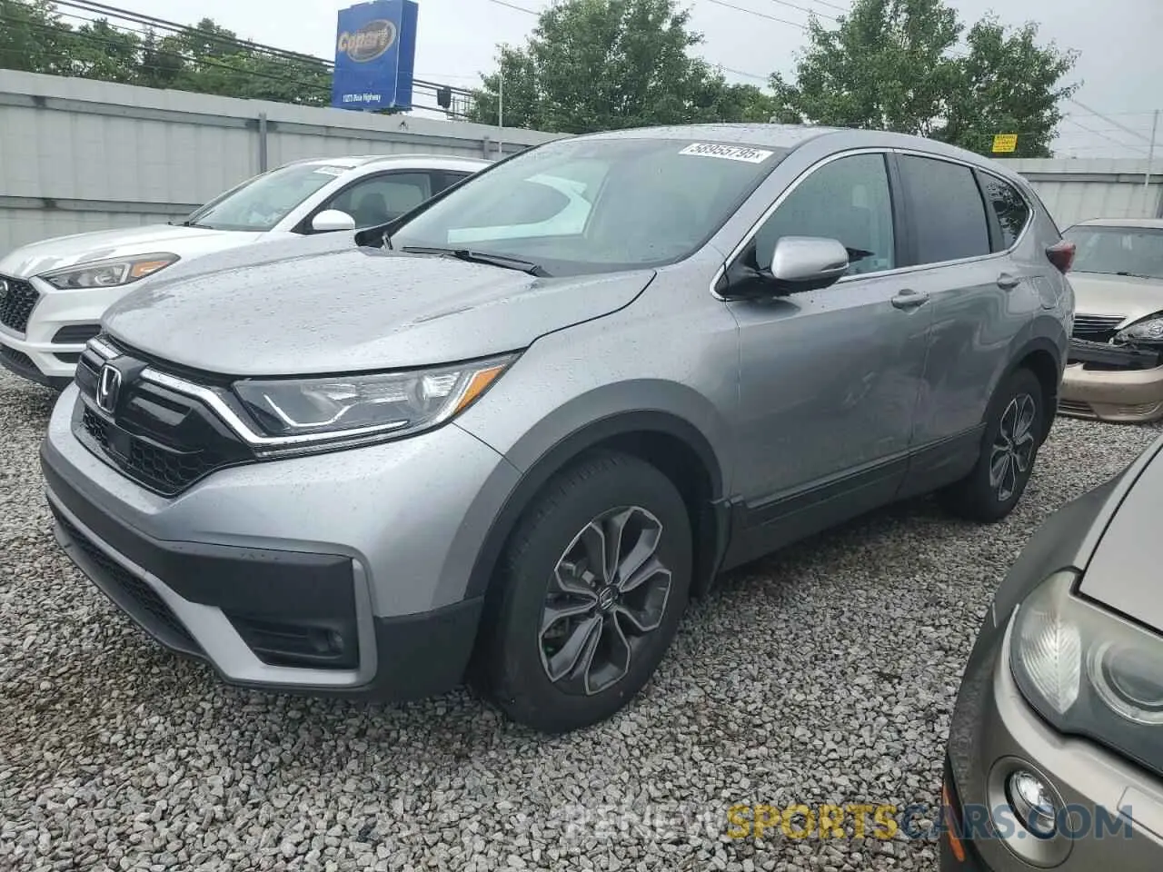 1 Photograph of a damaged car 2HKRW2H87NH653270 HONDA CRV 2022
