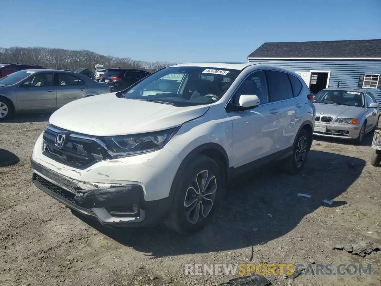 1 Photograph of a damaged car 2HKRW2H89NH618083 HONDA CRV 2022