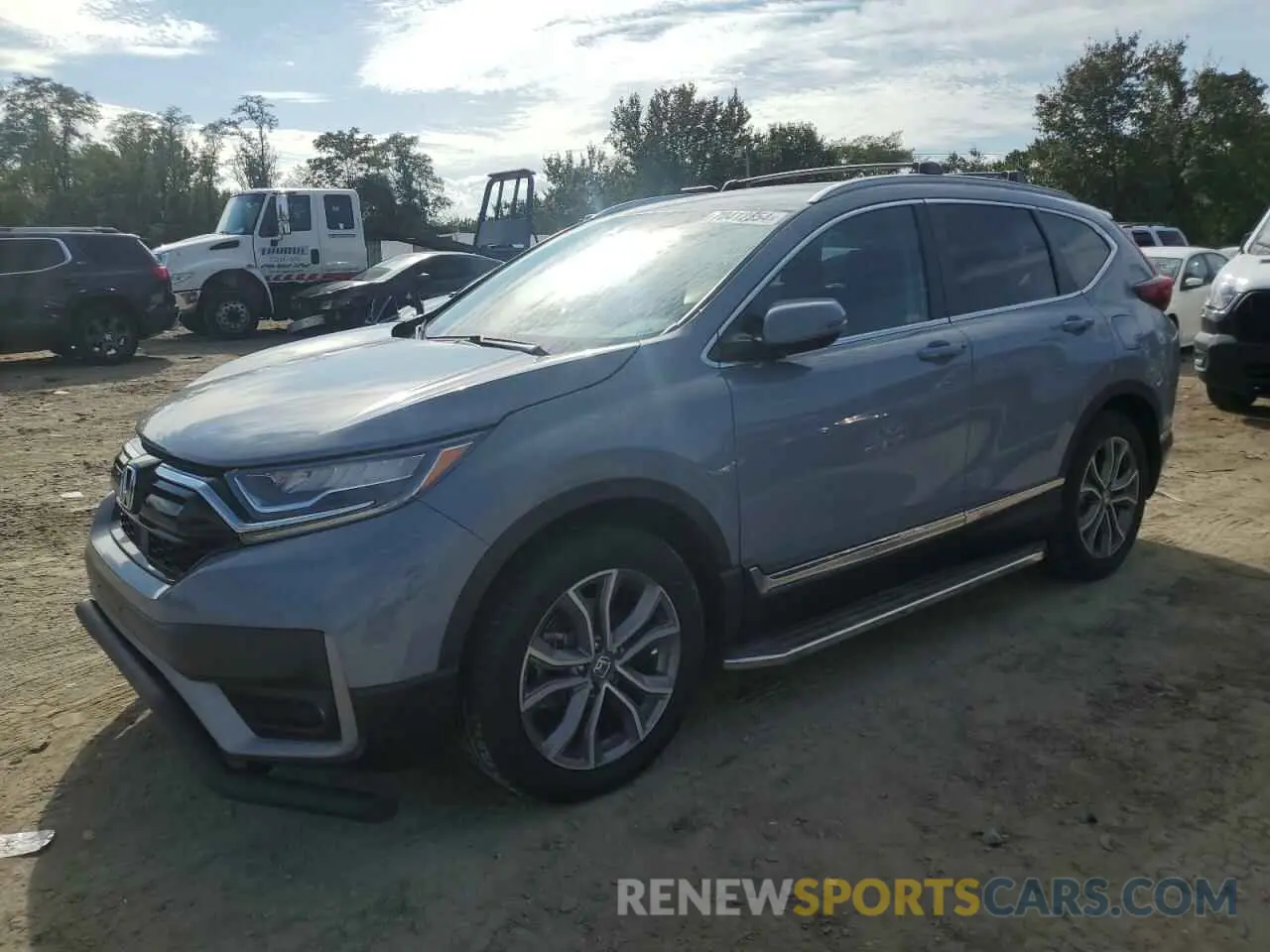 1 Photograph of a damaged car 2HKRW2H8XNH605813 HONDA CRV 2022