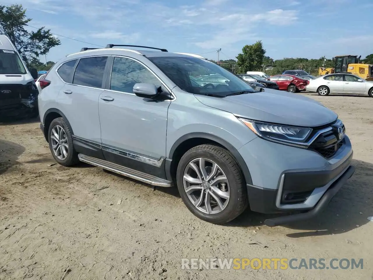 4 Photograph of a damaged car 2HKRW2H8XNH605813 HONDA CRV 2022