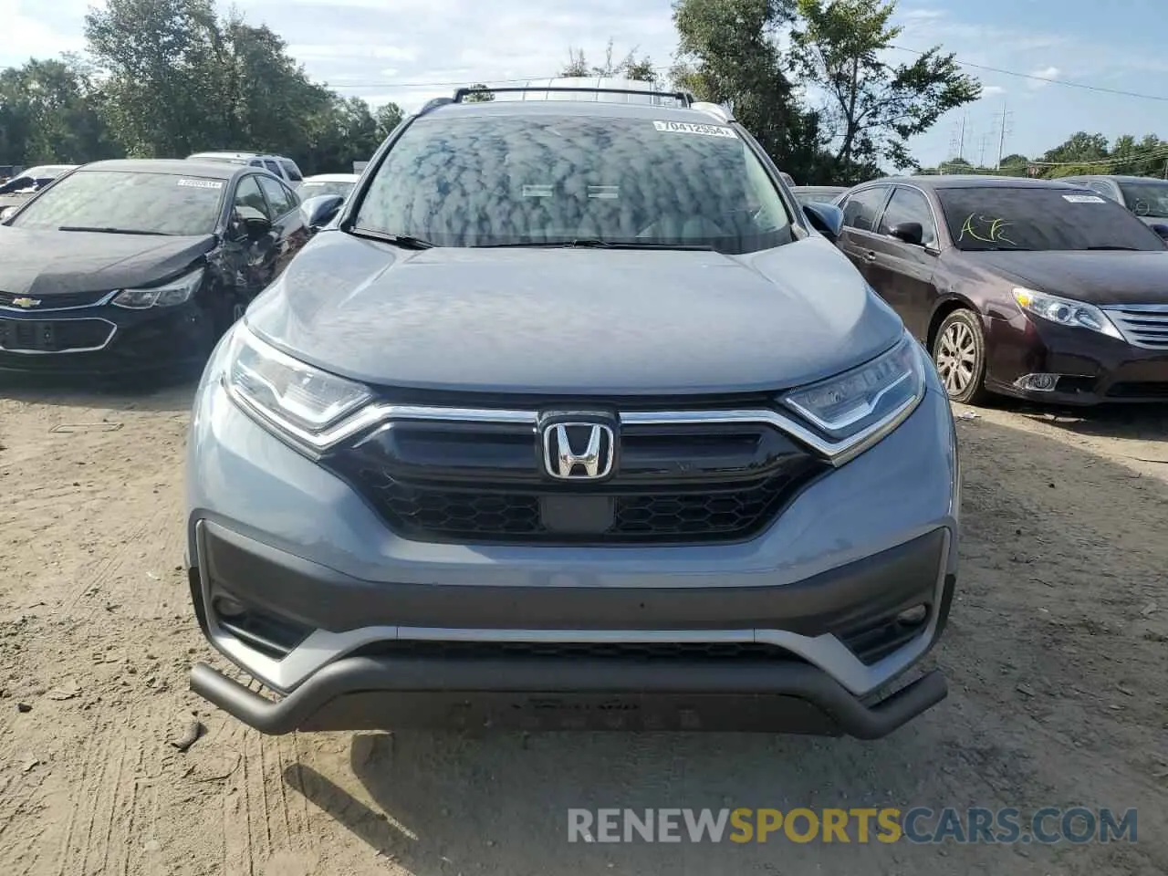 5 Photograph of a damaged car 2HKRW2H8XNH605813 HONDA CRV 2022