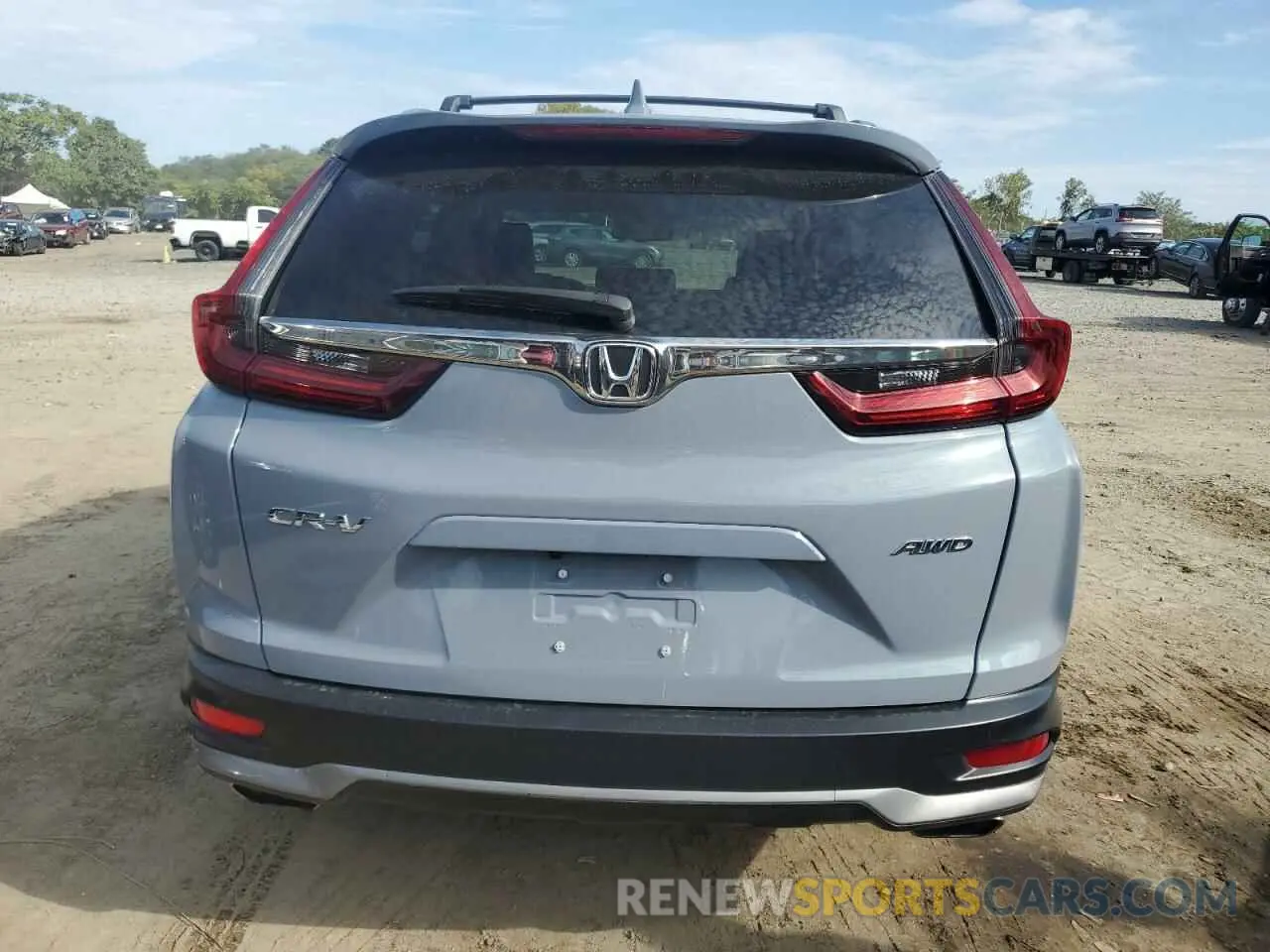 6 Photograph of a damaged car 2HKRW2H8XNH605813 HONDA CRV 2022