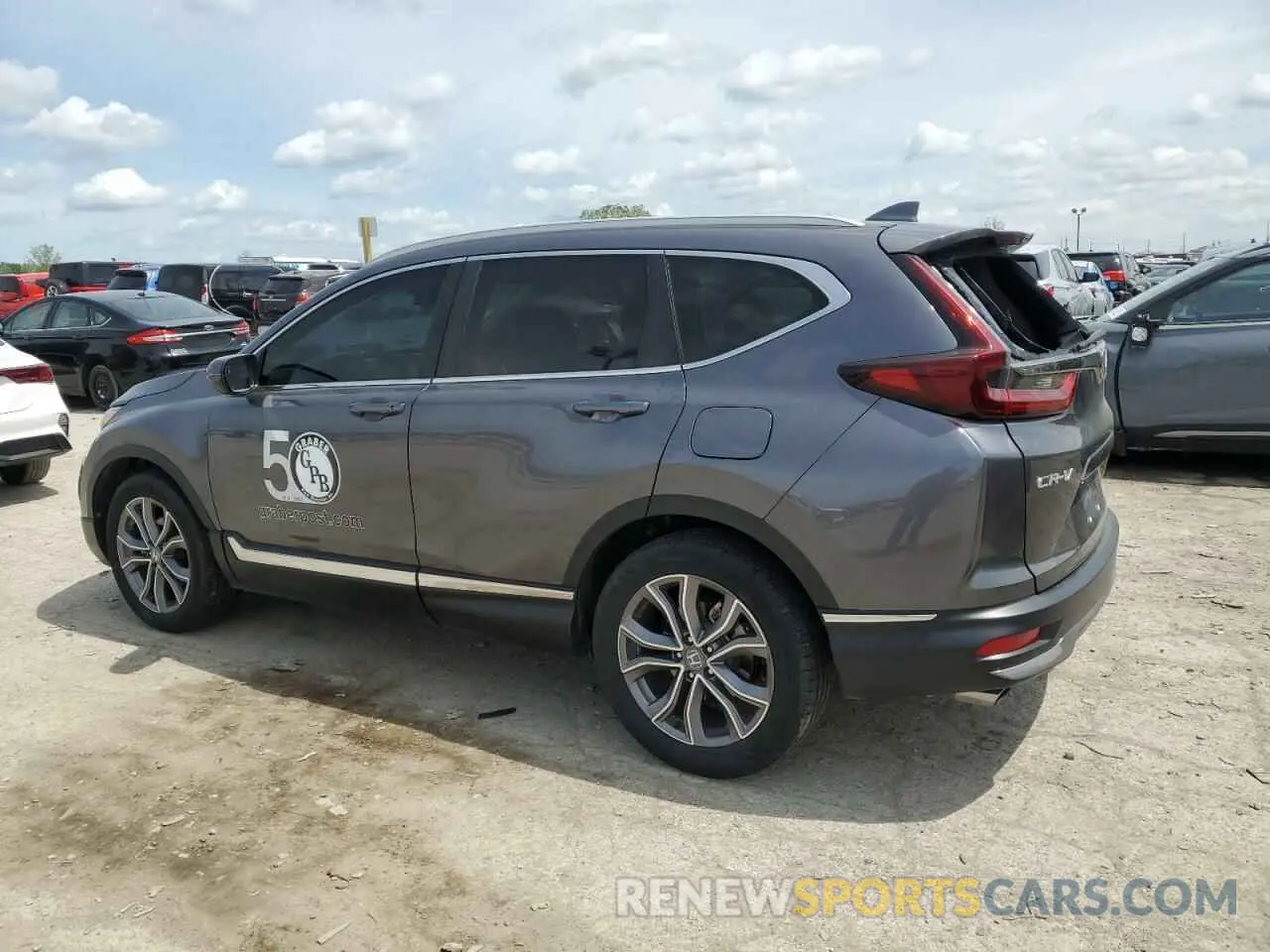 2 Photograph of a damaged car 2HKRW2H92NH647904 HONDA CRV 2022
