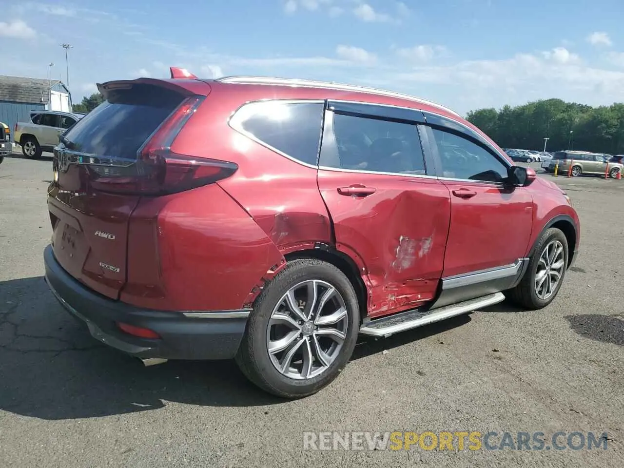 3 Photograph of a damaged car 2HKRW2H92NH655601 HONDA CRV 2022