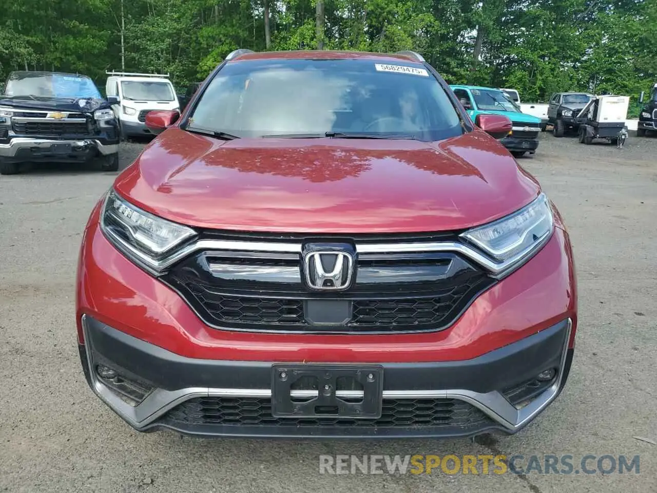 5 Photograph of a damaged car 2HKRW2H92NH655601 HONDA CRV 2022
