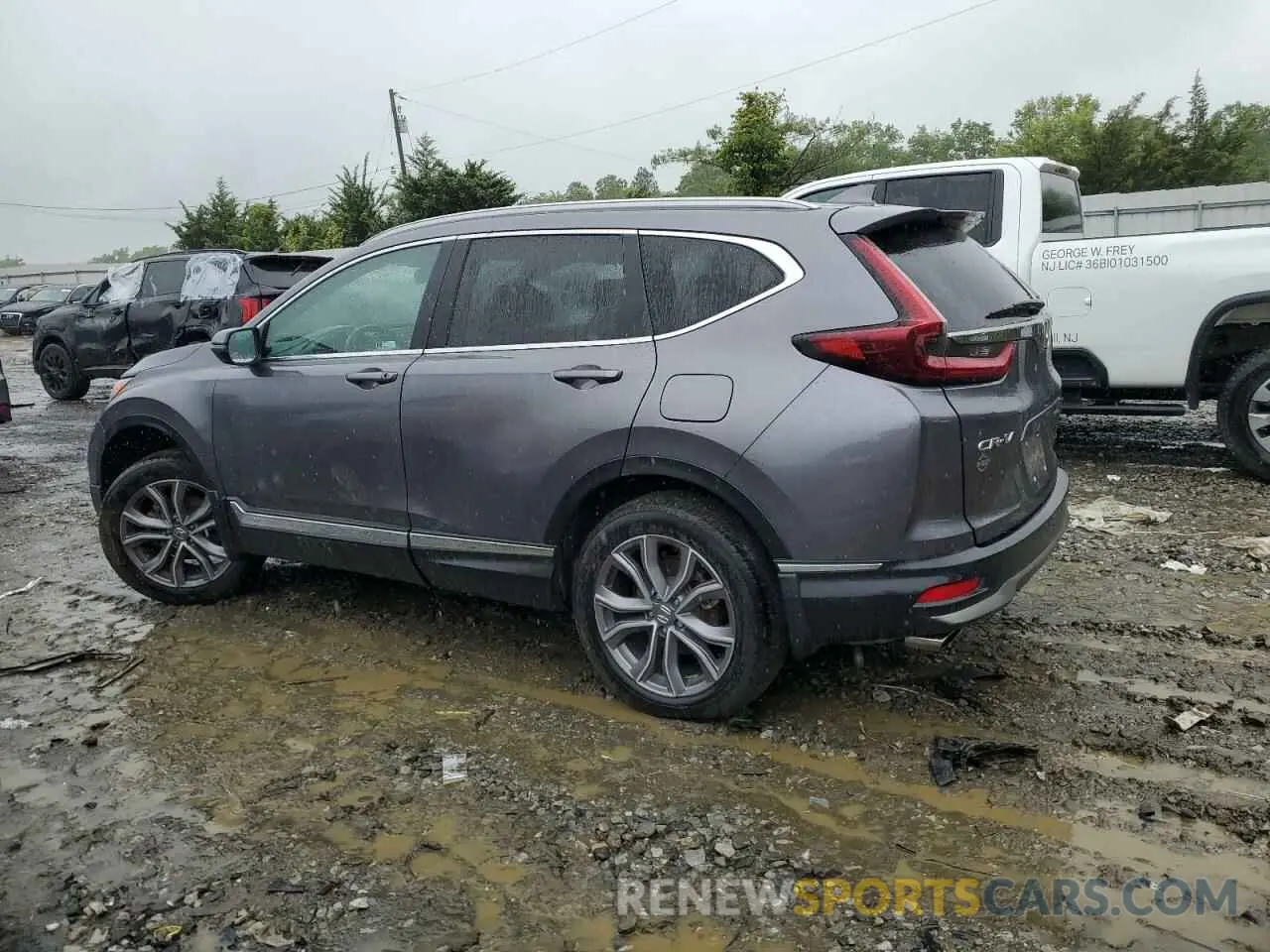 2 Photograph of a damaged car 2HKRW2H94NH645927 HONDA CRV 2022
