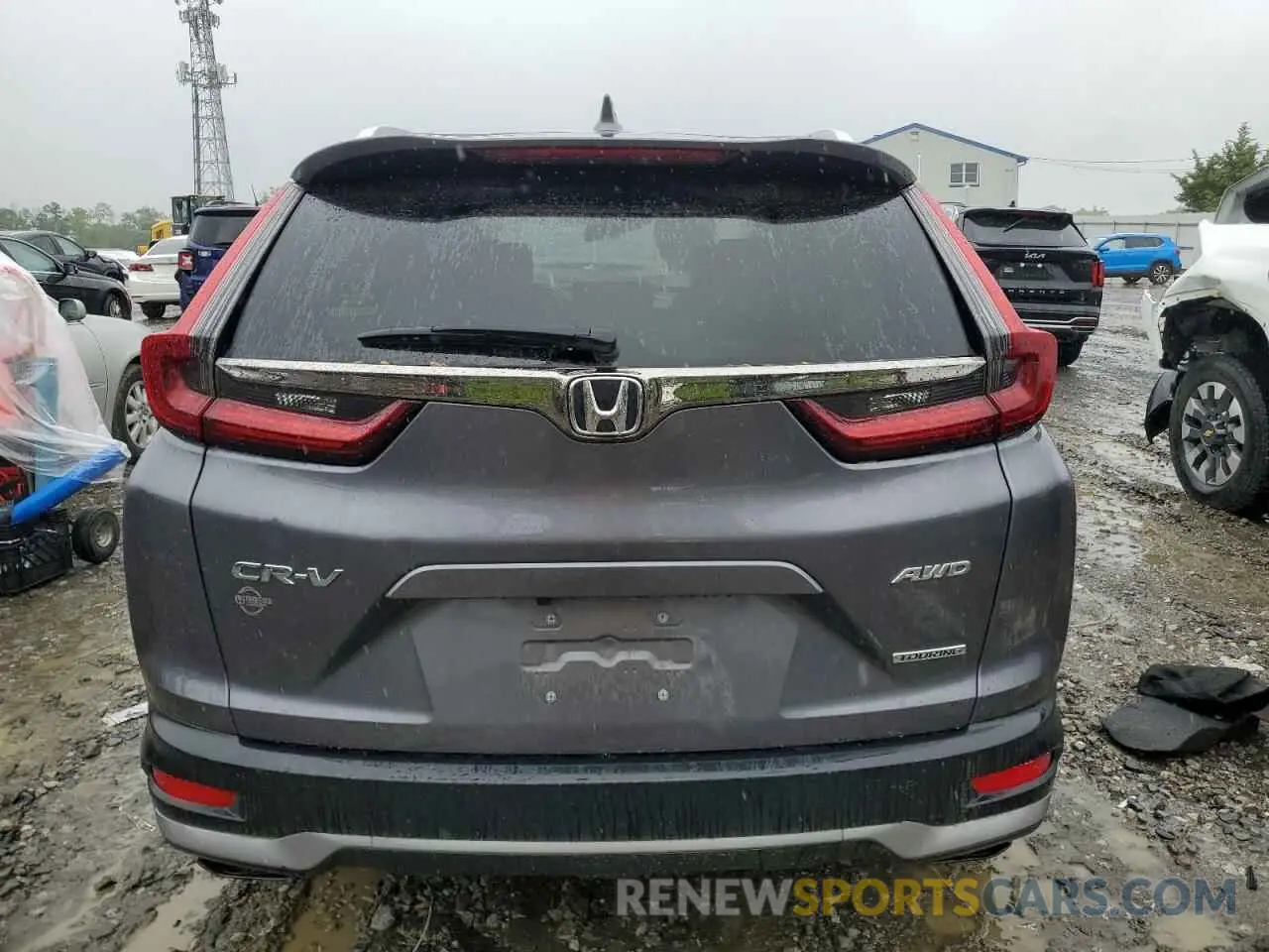 6 Photograph of a damaged car 2HKRW2H94NH645927 HONDA CRV 2022