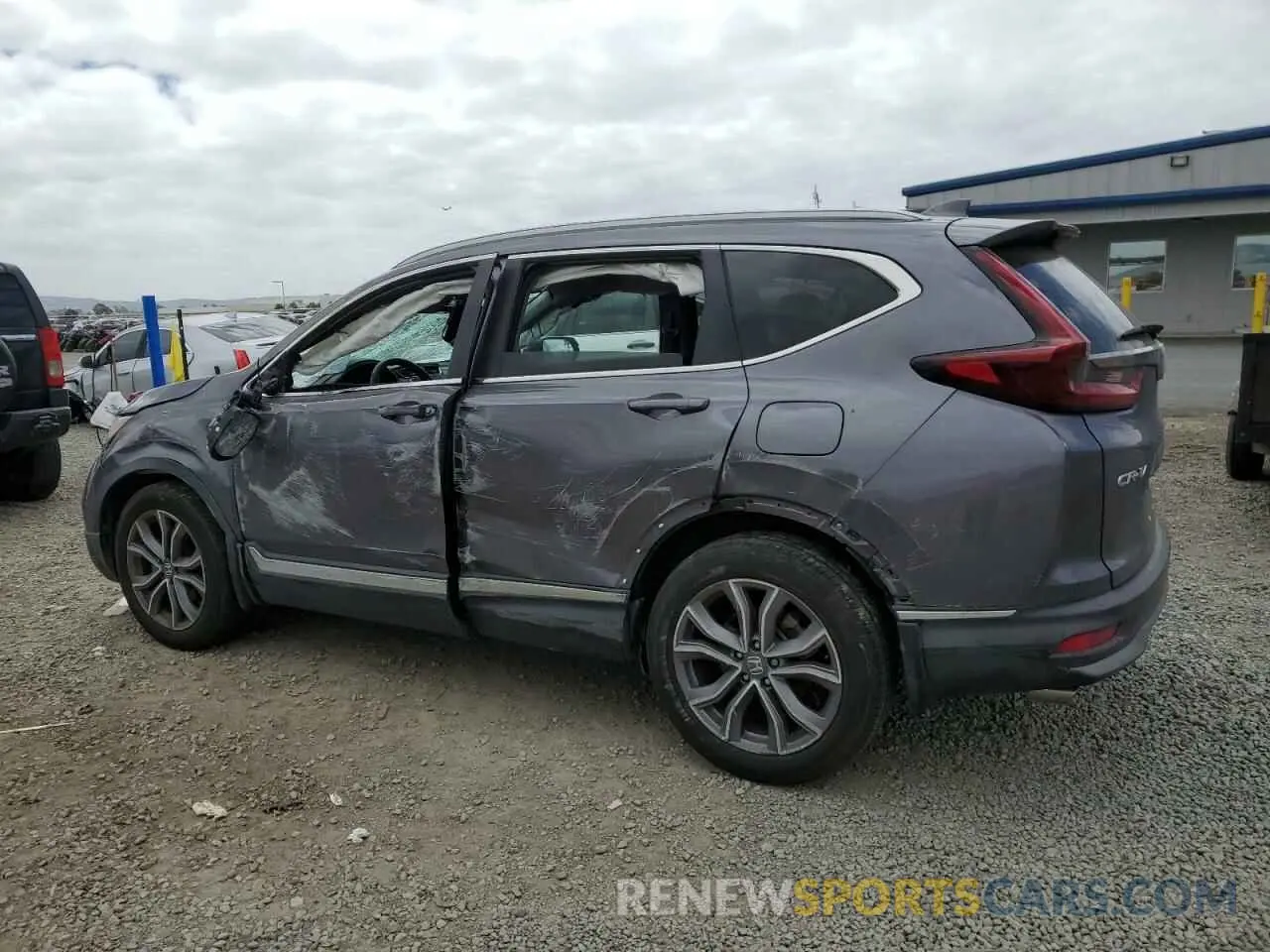 2 Photograph of a damaged car 2HKRW2H96NH653348 HONDA CRV 2022