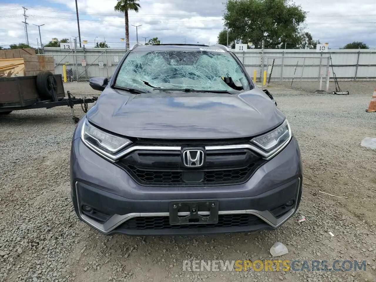 5 Photograph of a damaged car 2HKRW2H96NH653348 HONDA CRV 2022