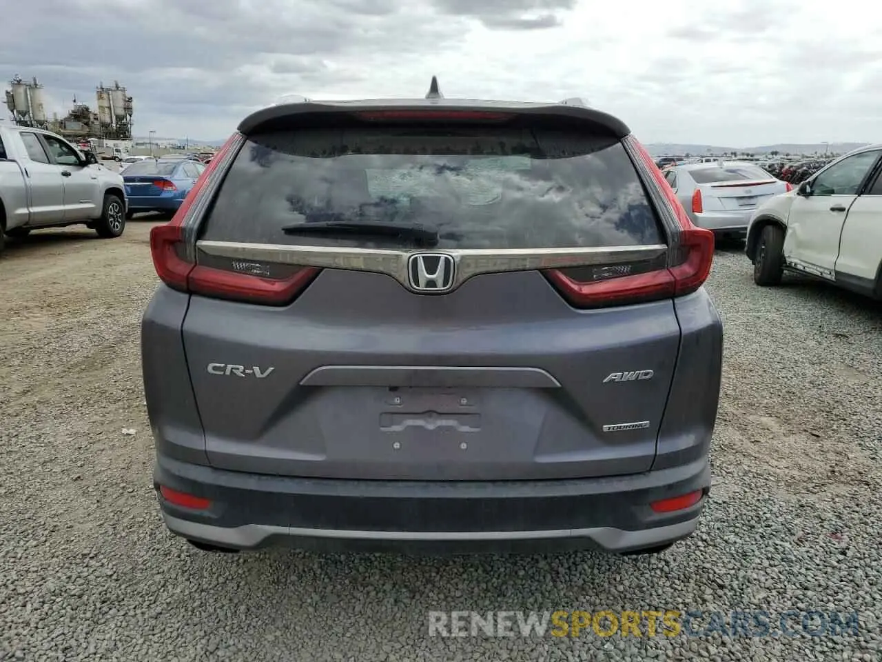 6 Photograph of a damaged car 2HKRW2H96NH653348 HONDA CRV 2022