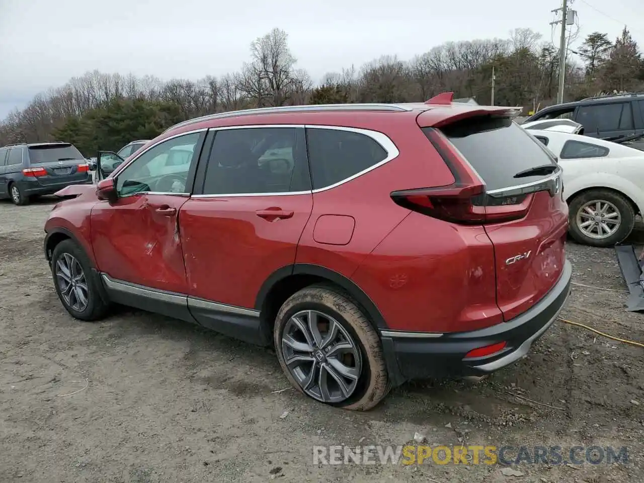 2 Photograph of a damaged car 2HKRW2H96NH663992 HONDA CRV 2022