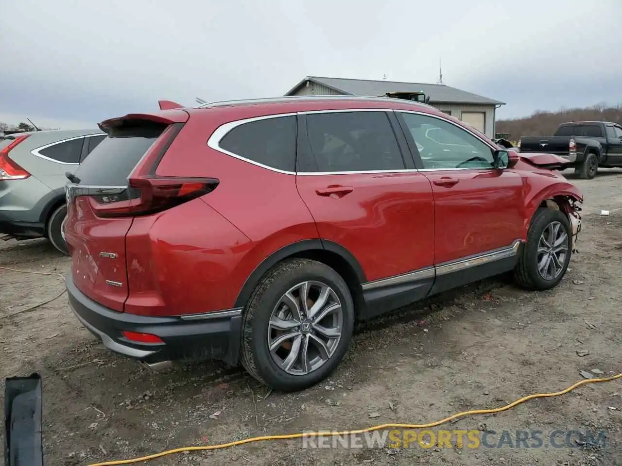 3 Photograph of a damaged car 2HKRW2H96NH663992 HONDA CRV 2022