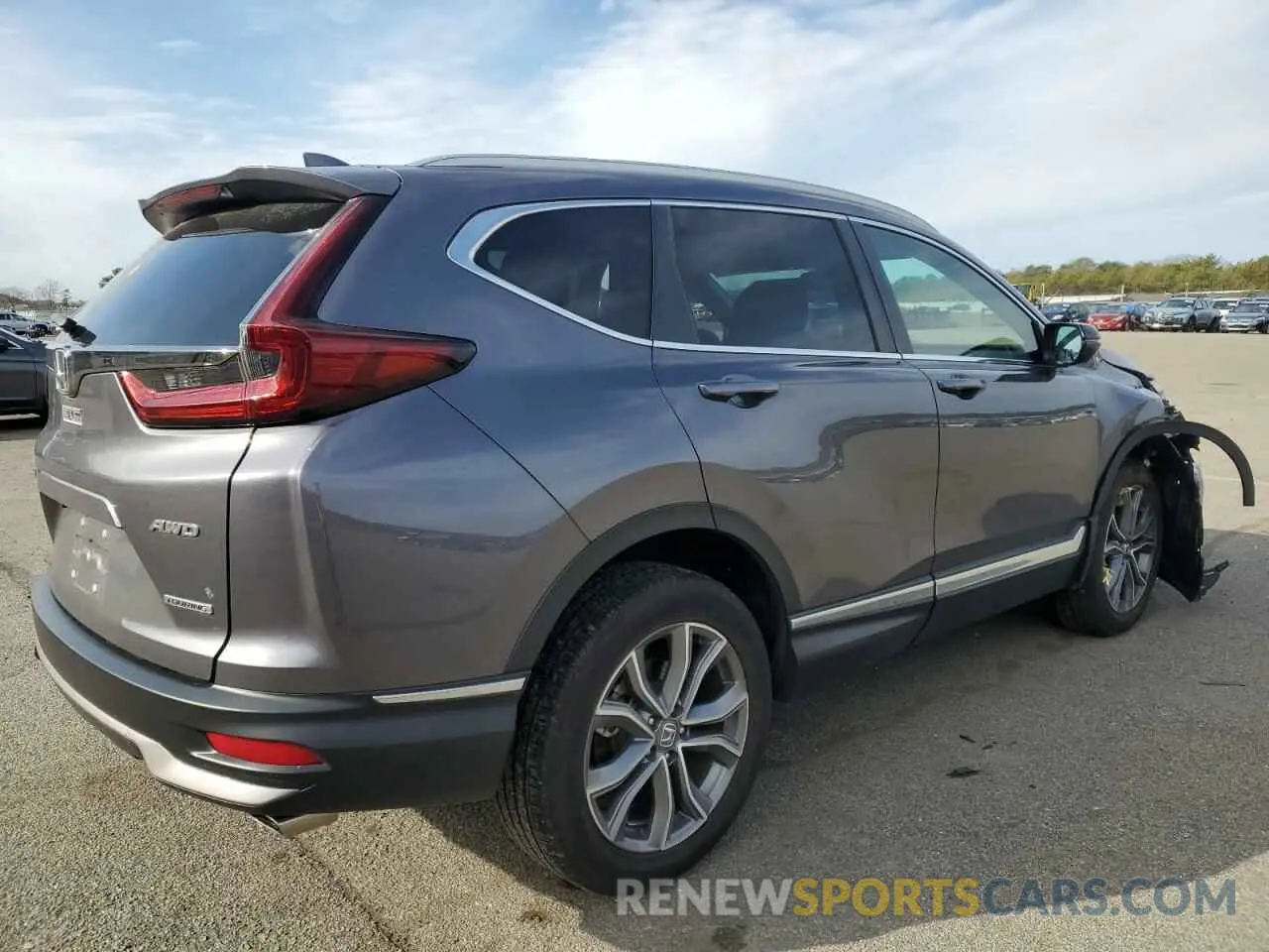 3 Photograph of a damaged car 2HKRW2H9XNH658326 HONDA CRV 2022