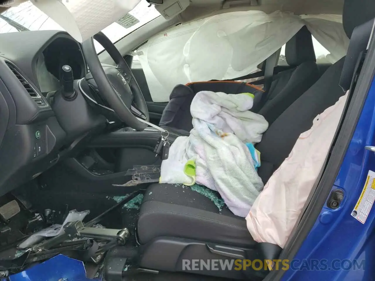7 Photograph of a damaged car 3CZRU6H51NM743019 HONDA CRV 2022