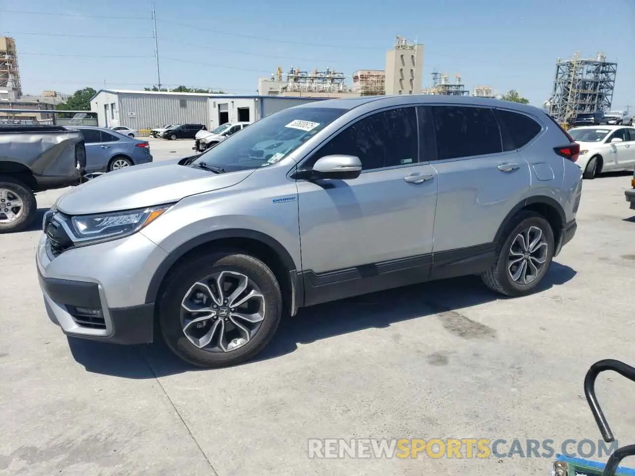 1 Photograph of a damaged car 5J6RT6H54NL049106 HONDA CRV 2022
