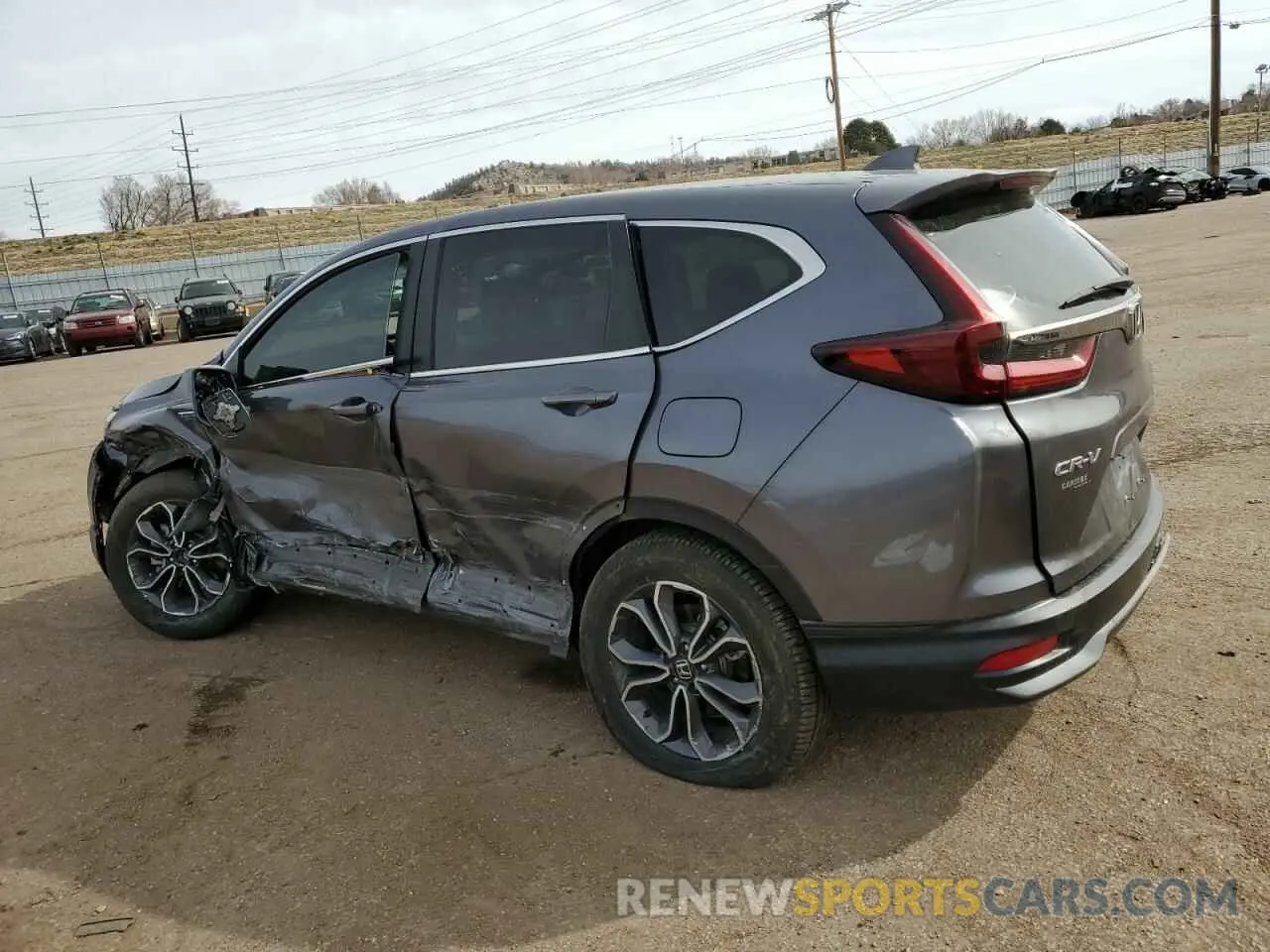 2 Photograph of a damaged car 5J6RT6H55NL032136 HONDA CRV 2022