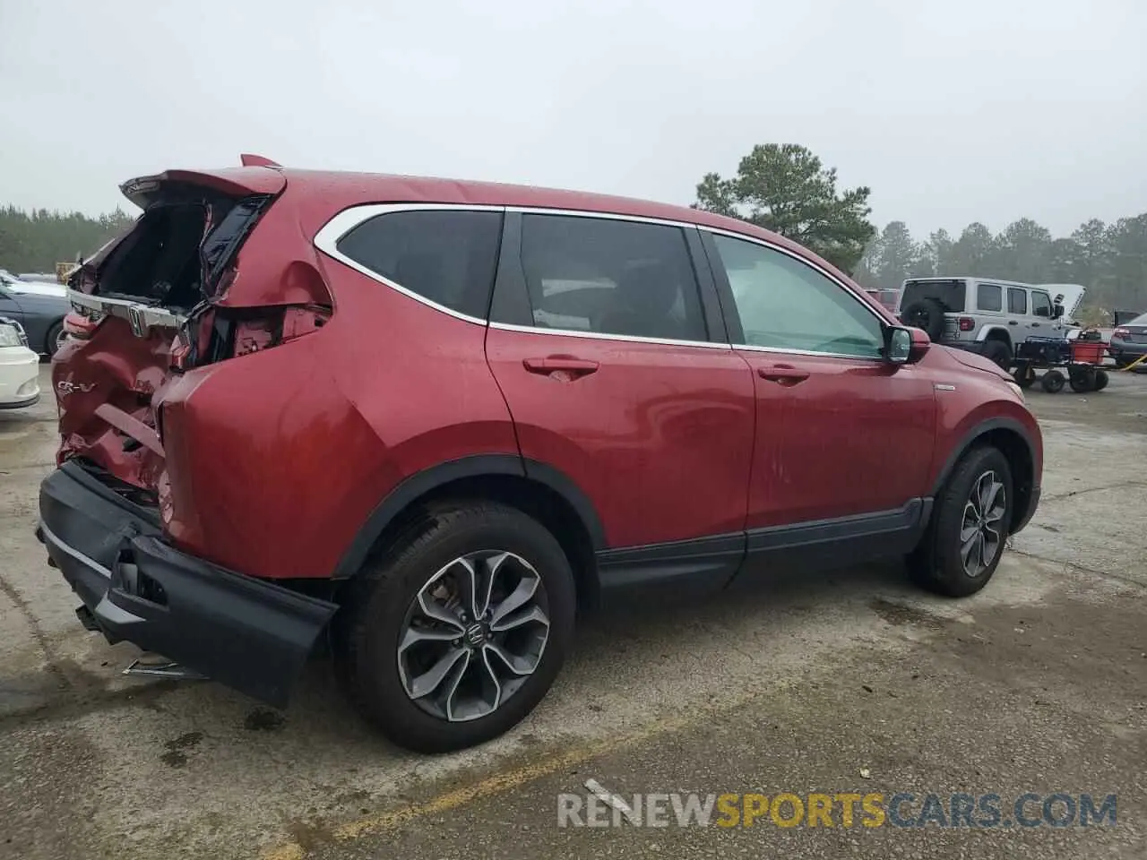 3 Photograph of a damaged car 5J6RT6H56NL002241 HONDA CRV 2022