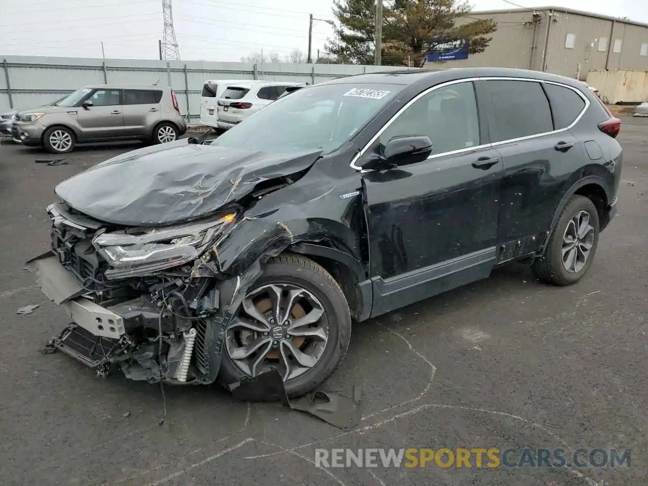 1 Photograph of a damaged car 5J6RT6H57NL040125 HONDA CRV 2022