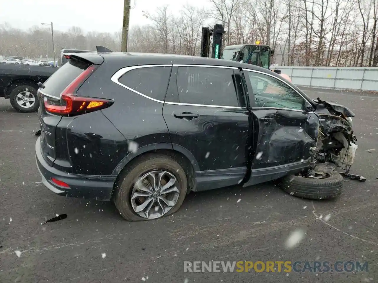 3 Photograph of a damaged car 5J6RT6H57NL040125 HONDA CRV 2022