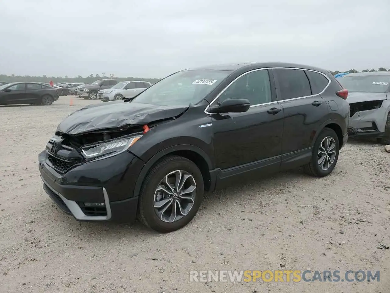 1 Photograph of a damaged car 5J6RT6H58NL032244 HONDA CRV 2022
