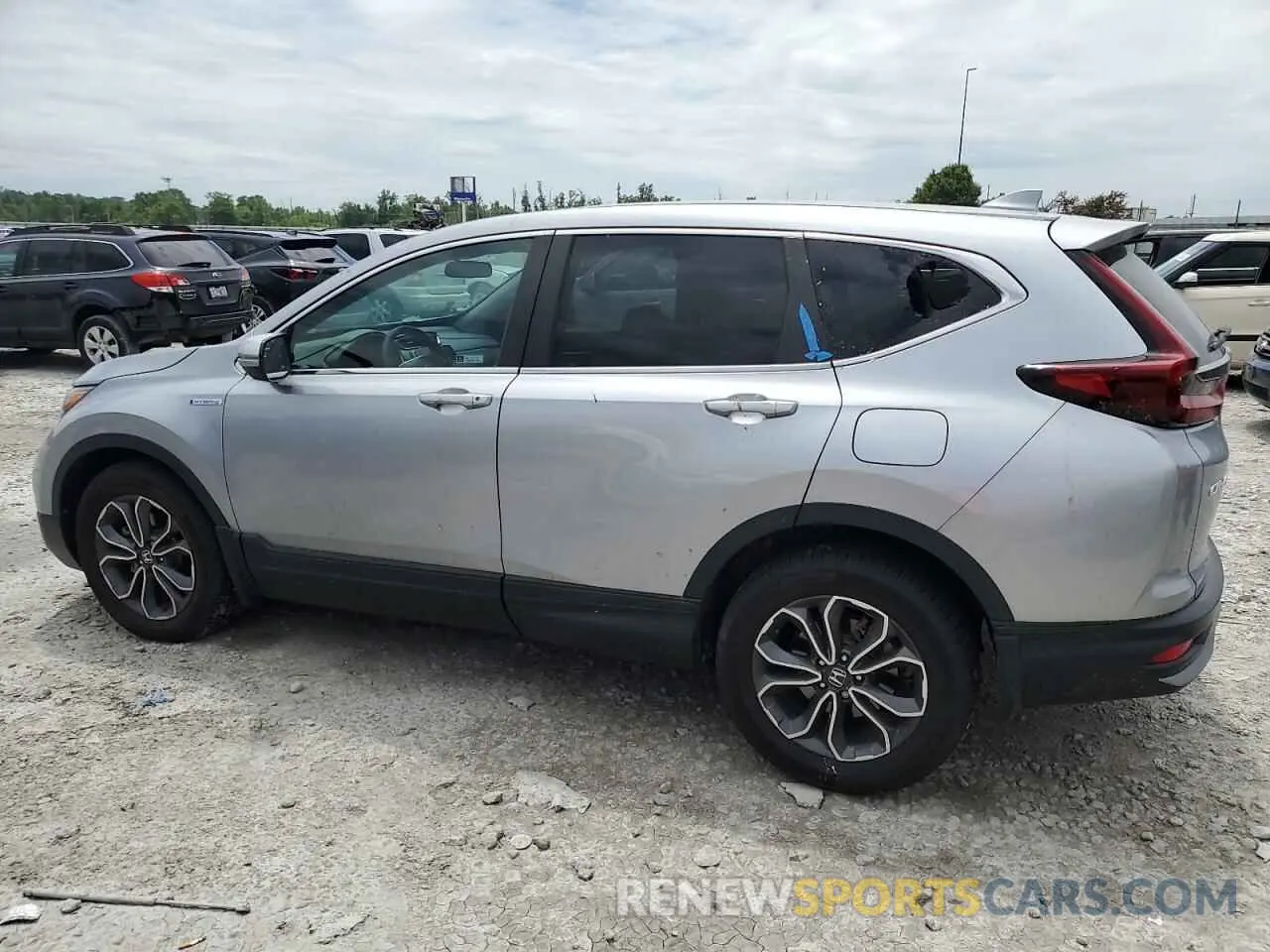 2 Photograph of a damaged car 5J6RT6H59NL042653 HONDA CRV 2022