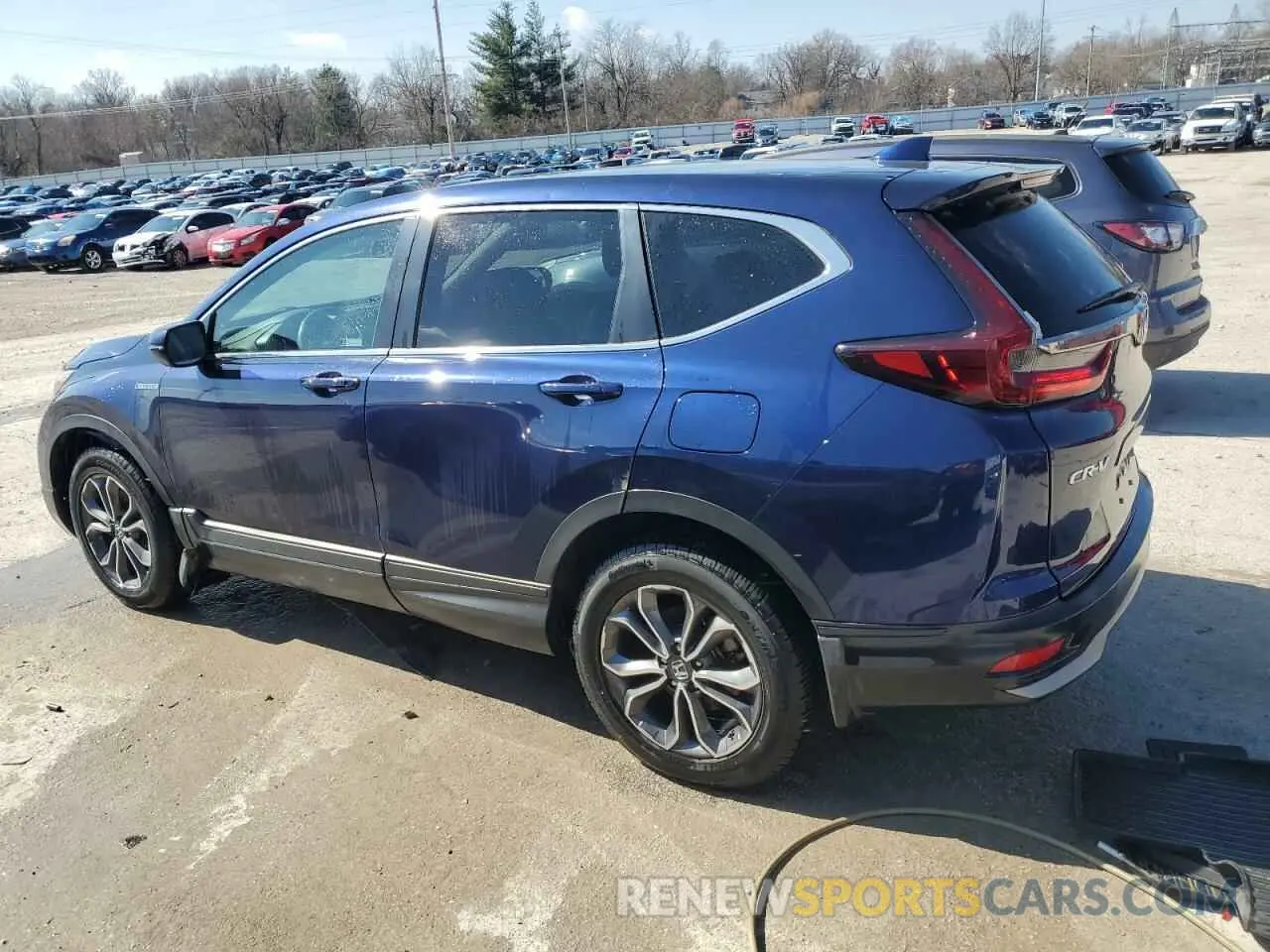 2 Photograph of a damaged car 5J6RT6H82NL021296 HONDA CRV 2022