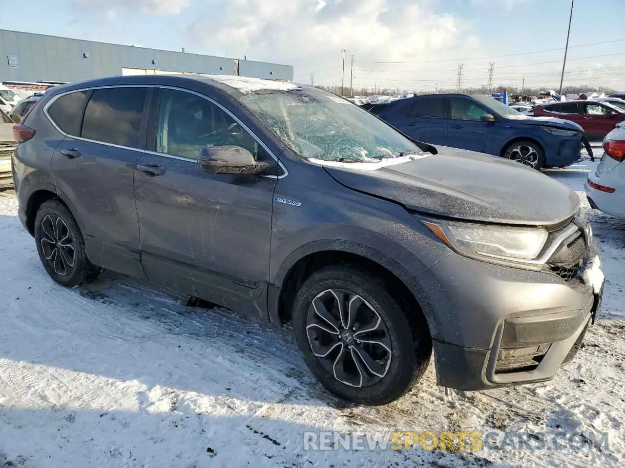 4 Photograph of a damaged car 5J6RT6H86NL001293 HONDA CRV 2022